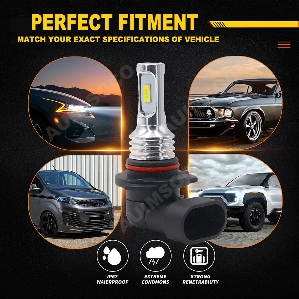 9005 H11 LED Headlight Super Bright Bulbs Kit 8000K White 330000LM HIGH LOW Beam