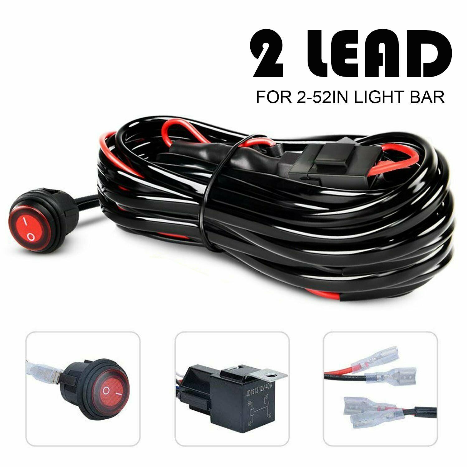Tow Hitch Mounting Bracket+3-row LED Work Light Pods Backup Reverse 4“For Truck