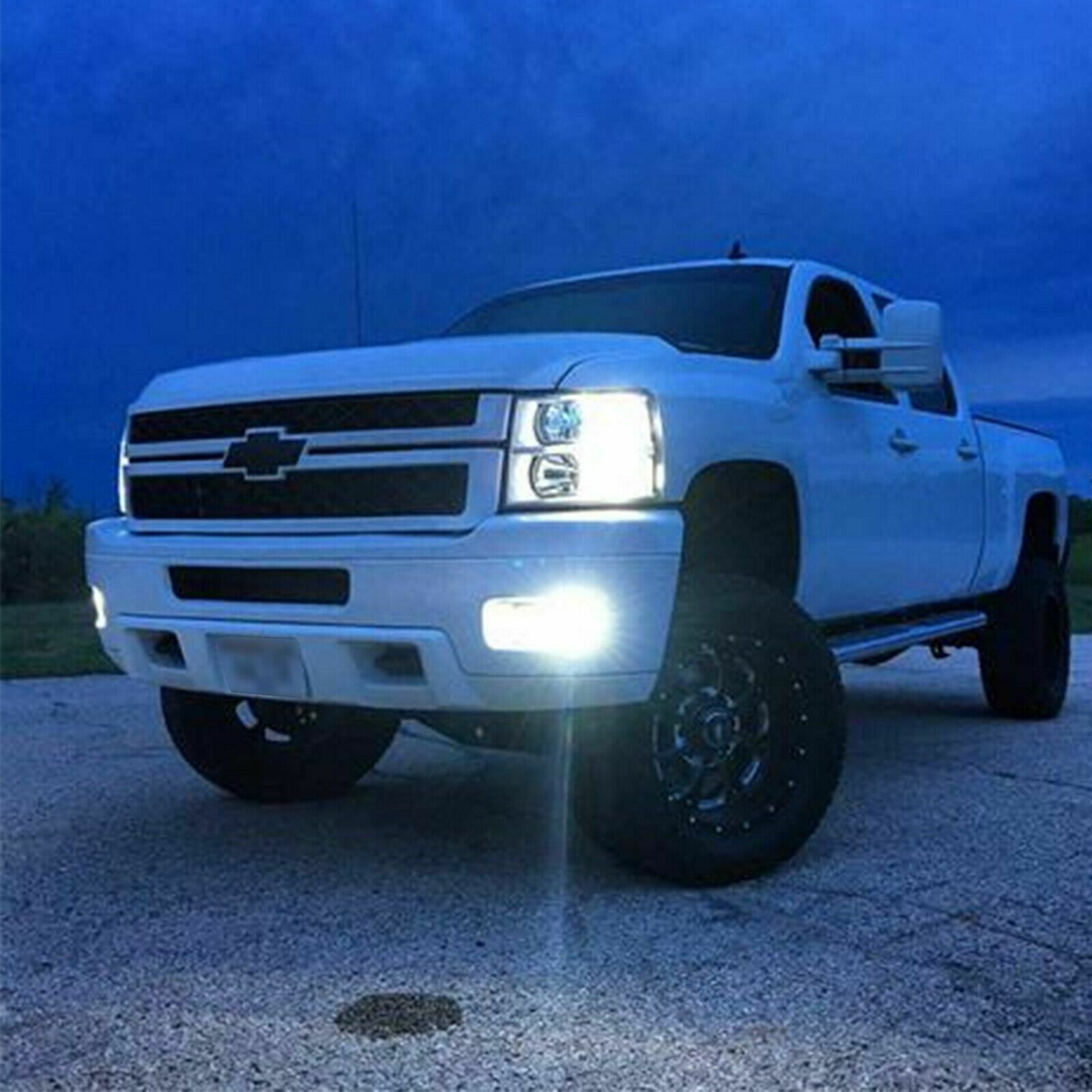 10000K LED Headlight Bright Bulbs For Chevy Silverado 1500 1999-2006 Hi Low Beam