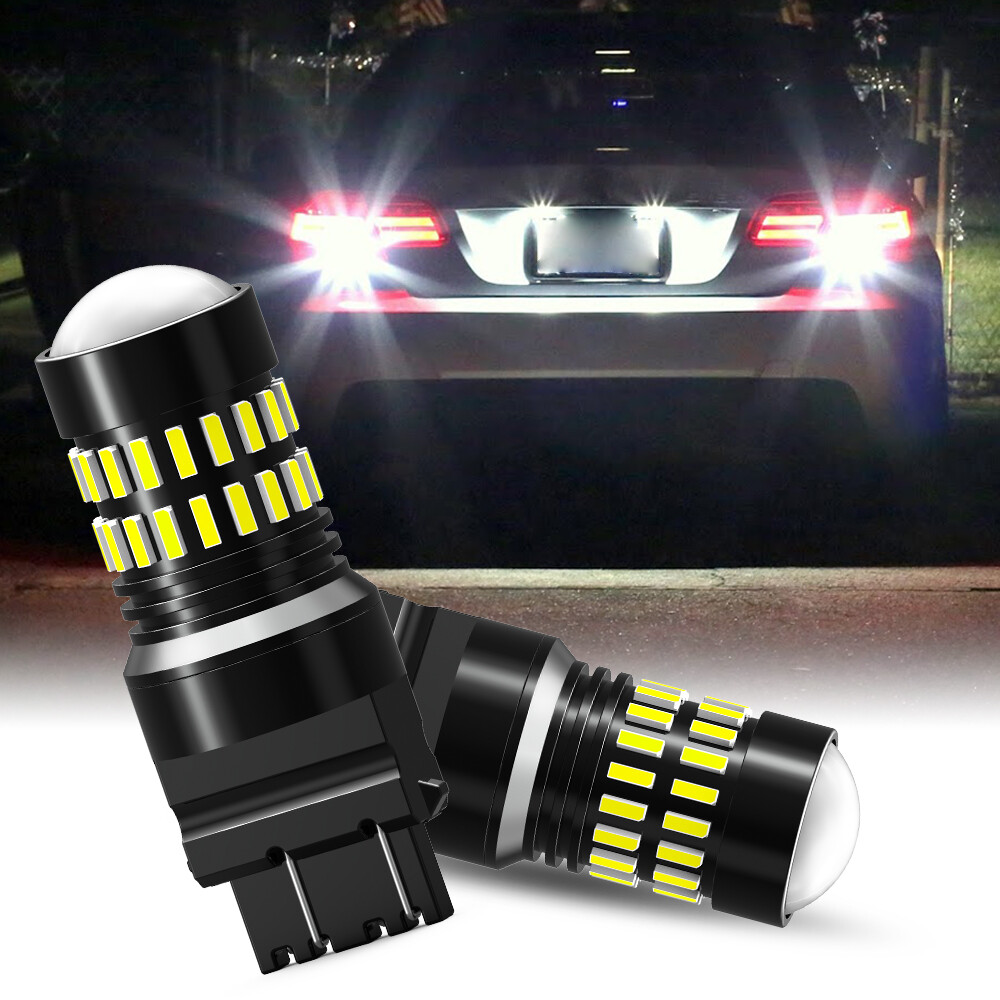 AUXITO 3157 3156 LED Reverse Backup Light Bulbs 6000K White 2400LM Super Bright