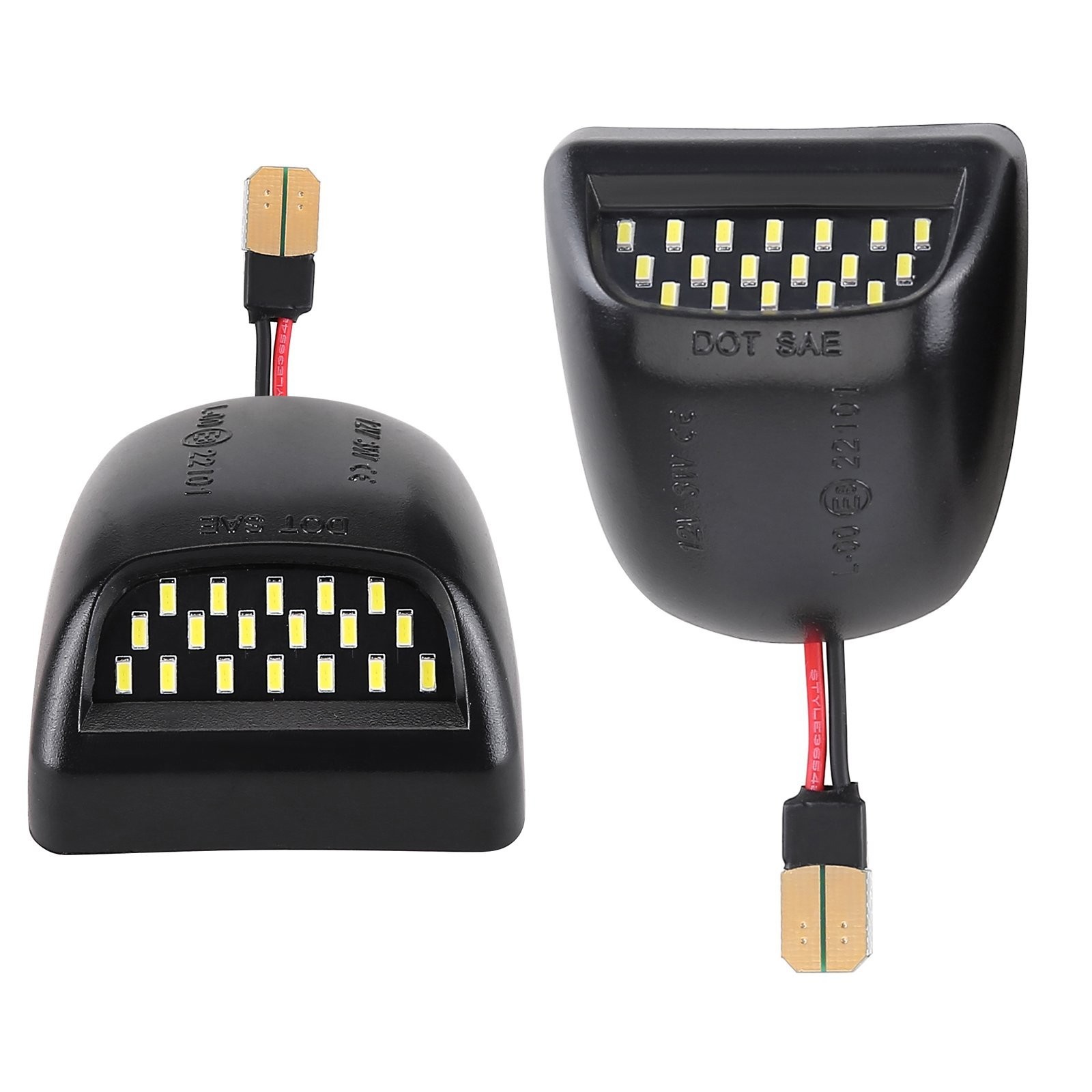 2x Bright White LED Tag License Plate Light Rear For Chevy Silverado 1500 99-13