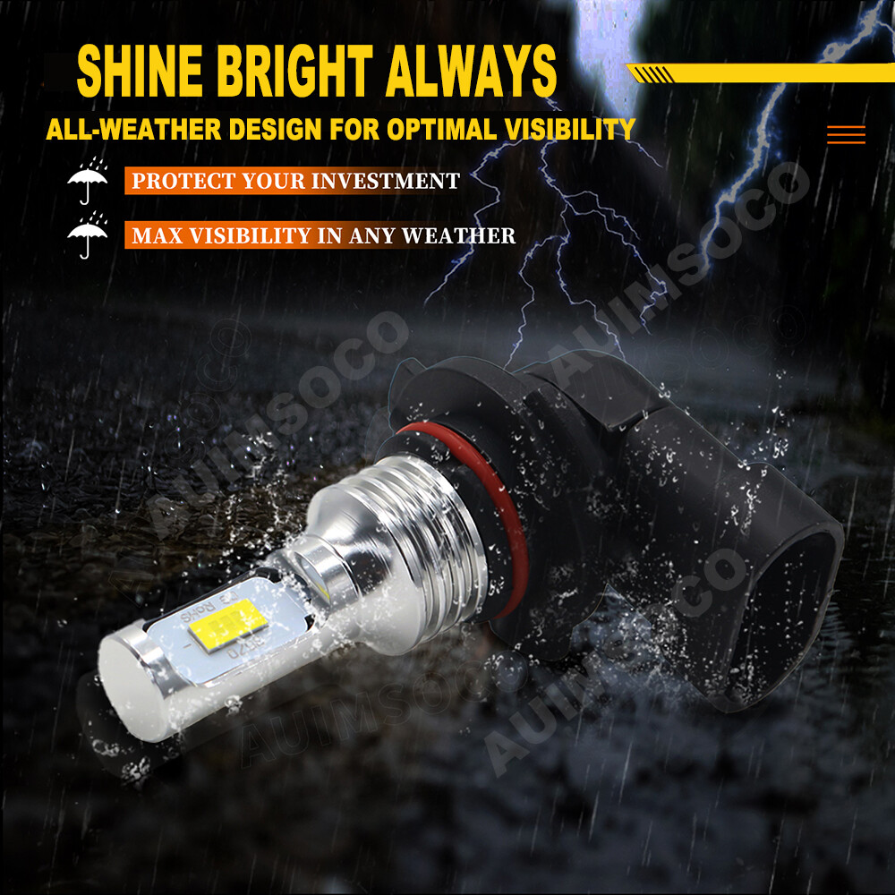 9005 LED Headlight Bulbs 8000K White High Beam HB3 330000LM 2x For Sport Utility