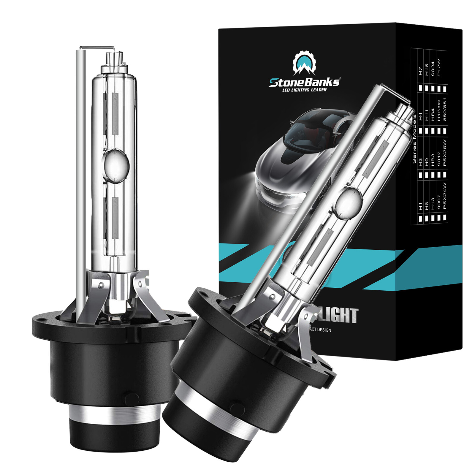 PAIR 6000K D2S D2R D2C HID Xenon Bulbs Factory Headlight HID Replacement