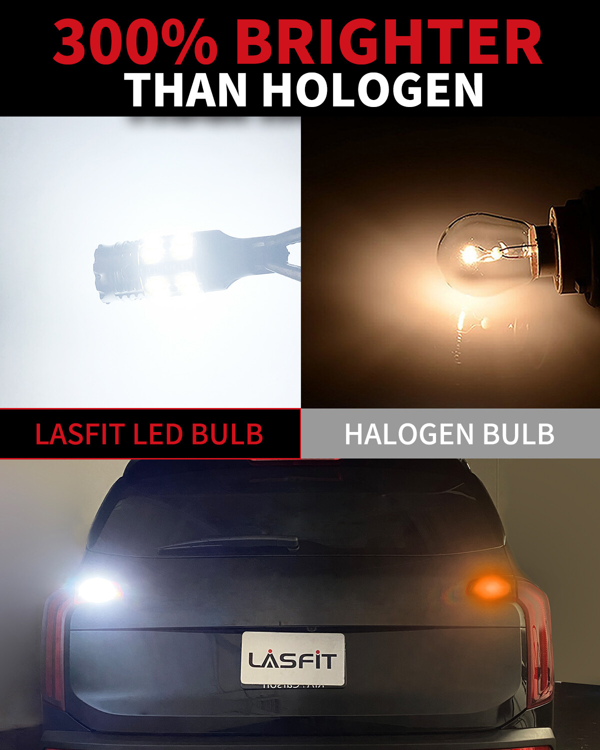 LASFIT T15 921 7443 Led Backup Front Turn Signal Light Bulb for Ram 1500 2025