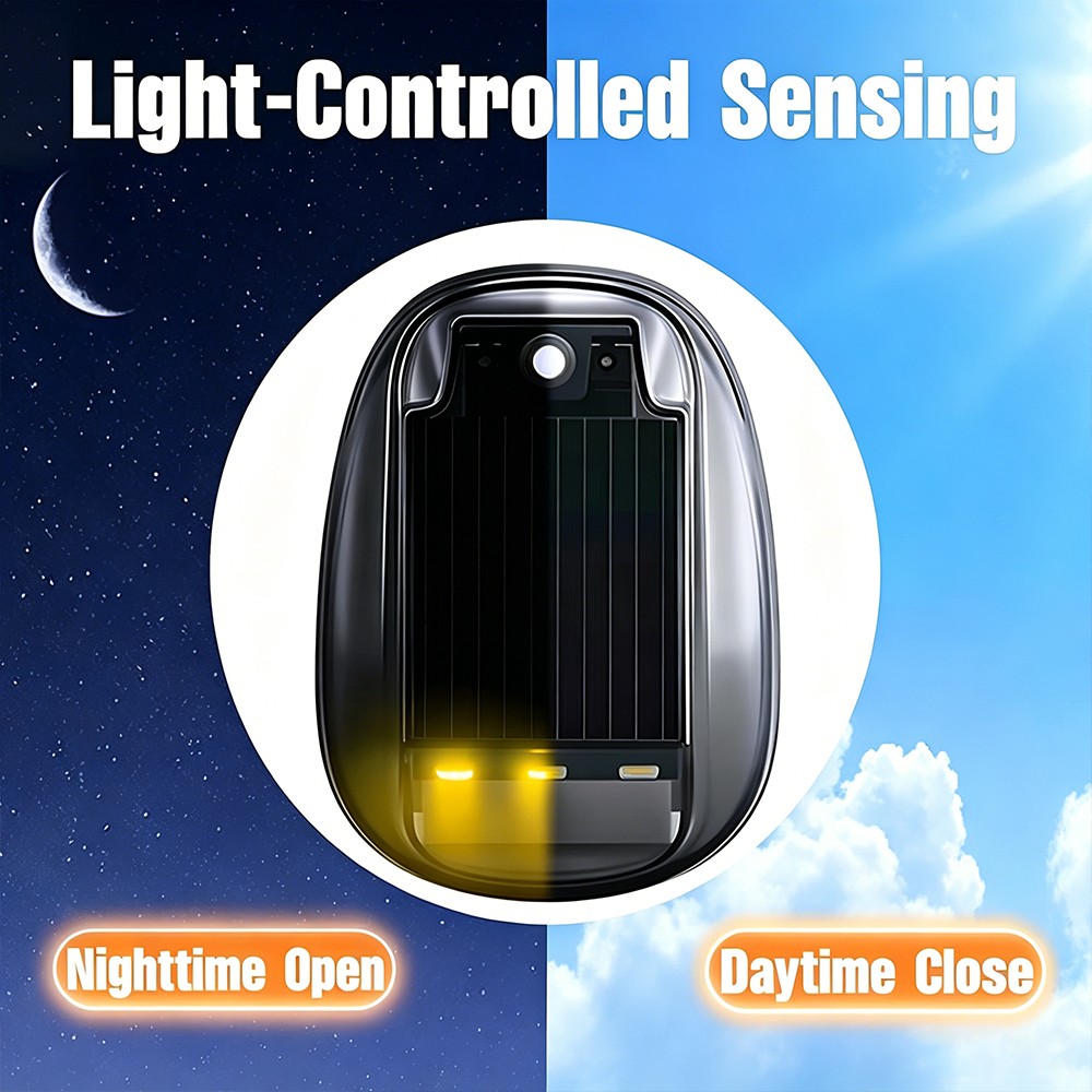 5PCS Solar Powered Cab Light LED Wireless Solar Car Roof Neon RGB Strobe Light