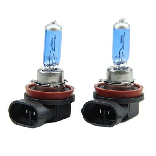 2x H11 Halogen 100W 12V Low-Beam Headlight/Fog/Driving Light Bulbs Bright White