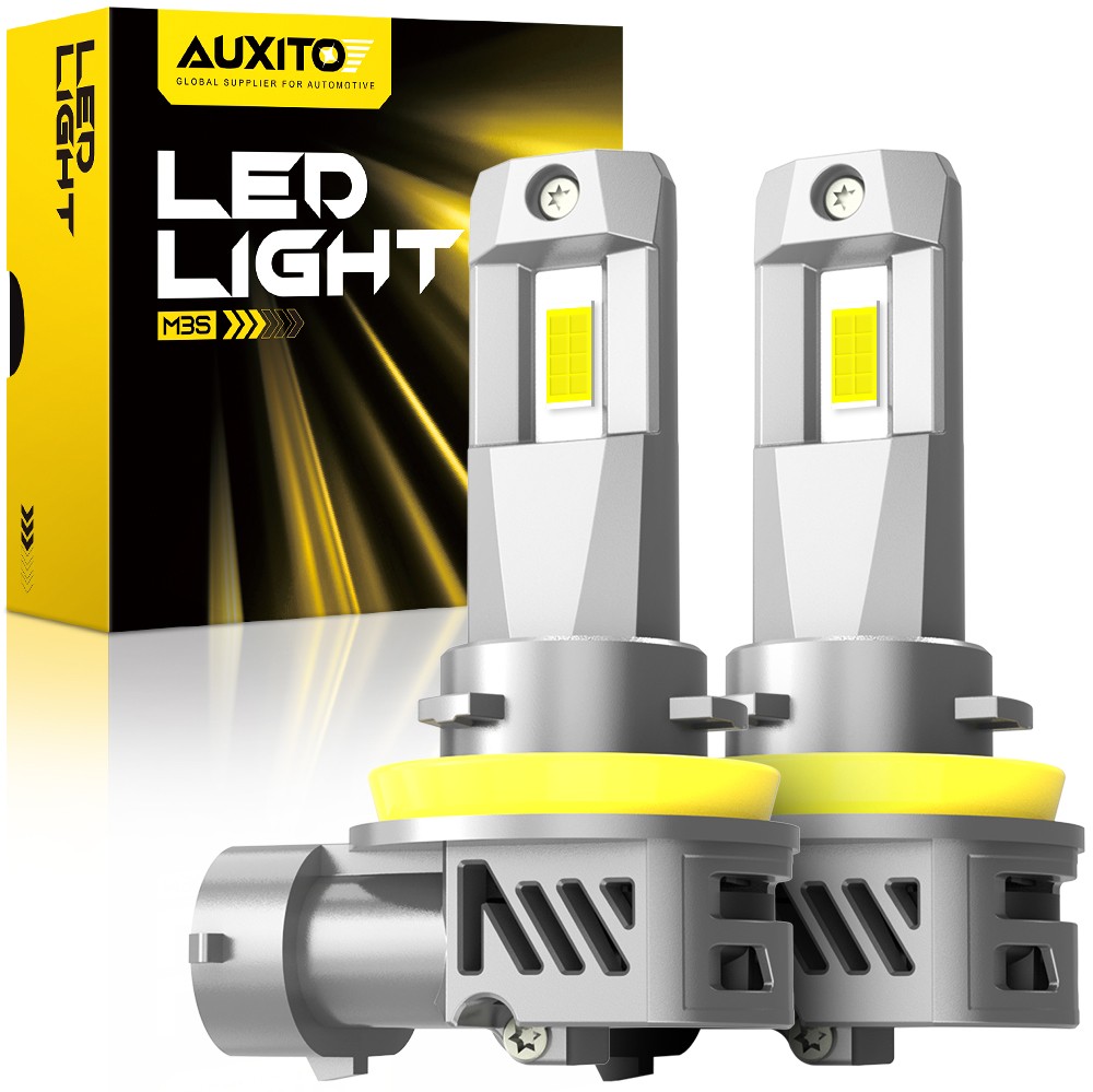 AUXITO H11 H8 H9 LED Headlight High Low Beam Bulb Super Bright 6500K White 2-20X