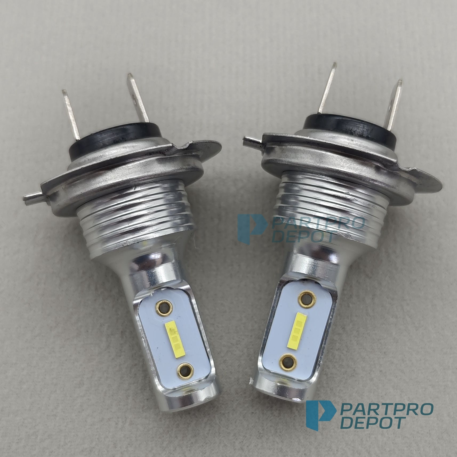2x H7 LED Headlight Bulbs Conversion Kit High Low Beam 16000LM 6000K Super White