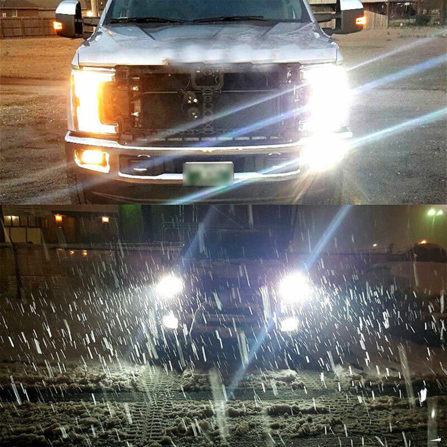 For Ford F-150 2004-2014 10000k LED Headlight Hi/Lo + Fog Light Bulbs Combo 4x