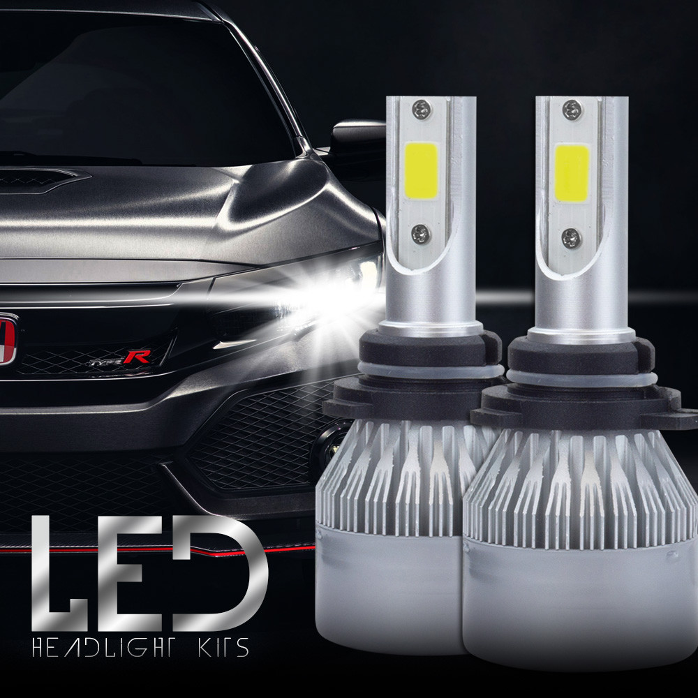 White 9006 HB4 HB4U LED 6500K Low Beam Bulb 388W 38800LM Headlight Kit CREE