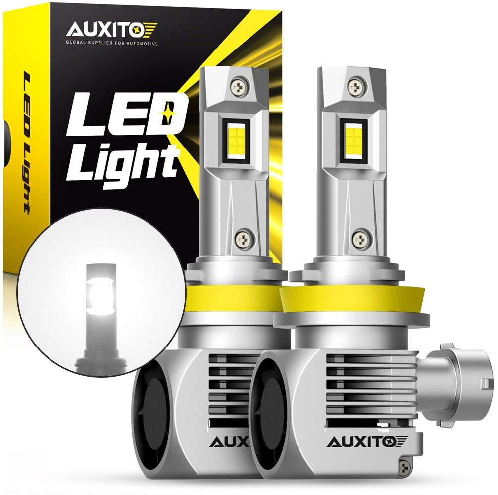AUXITO High Power 60W H11 H8 H9 LED High Beam Low Beam 6000K White CANBUS USA