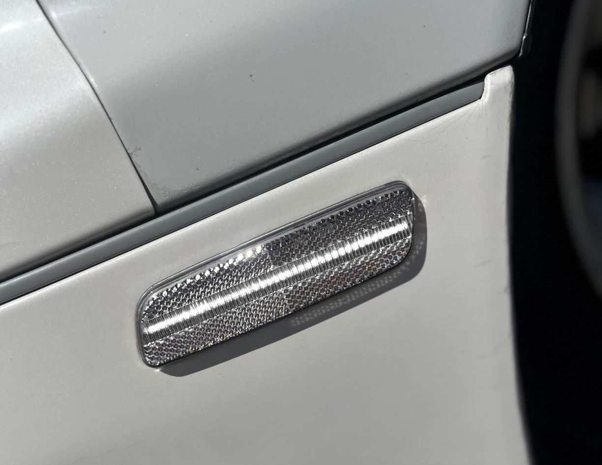 Clear Lens White Full LED Side Markers For 1998-05 Lexus GS300 IS300 LS400, etc