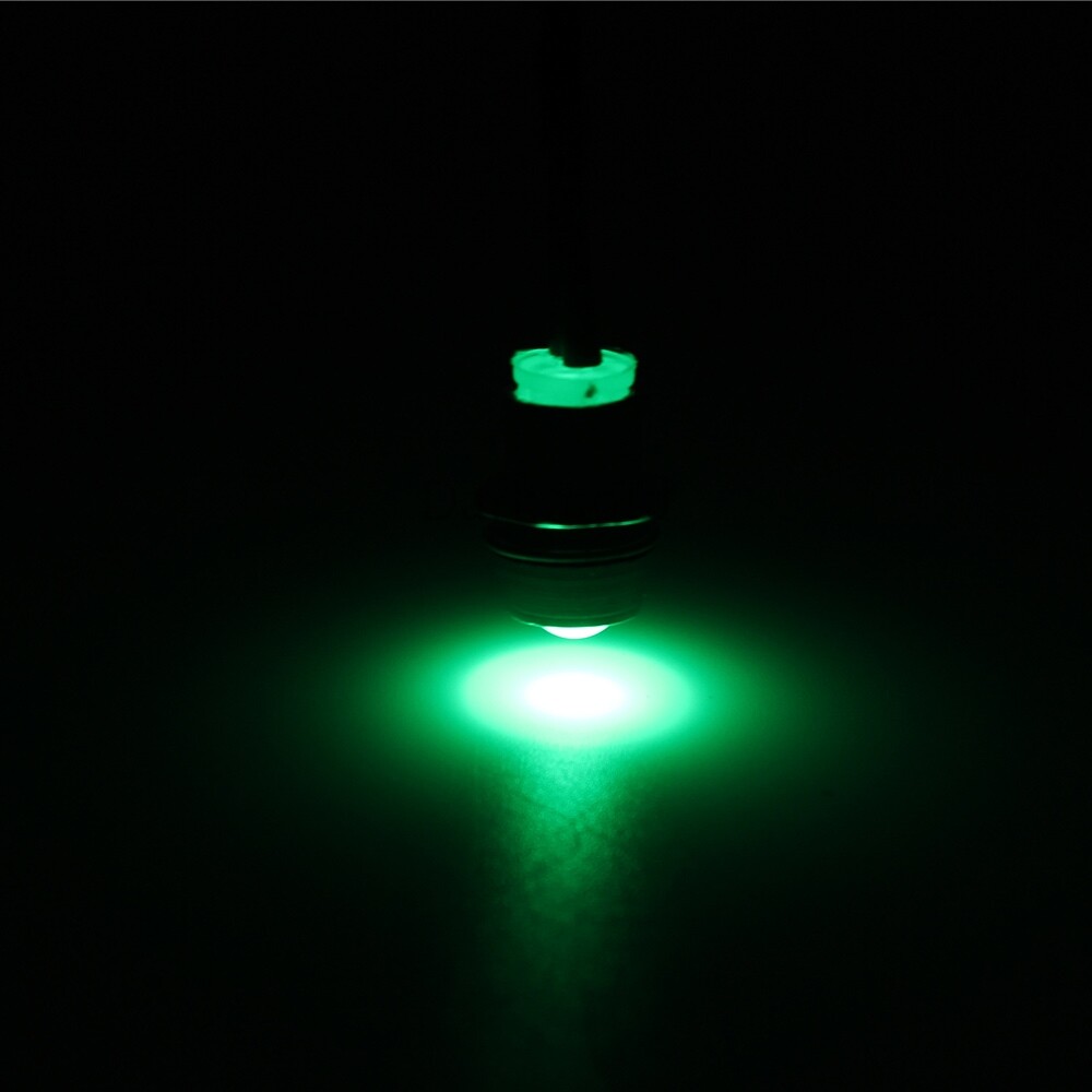 Mini Green LED Lights Truck Marker Indicator Lamp Universal Motorcycle 2 Wire