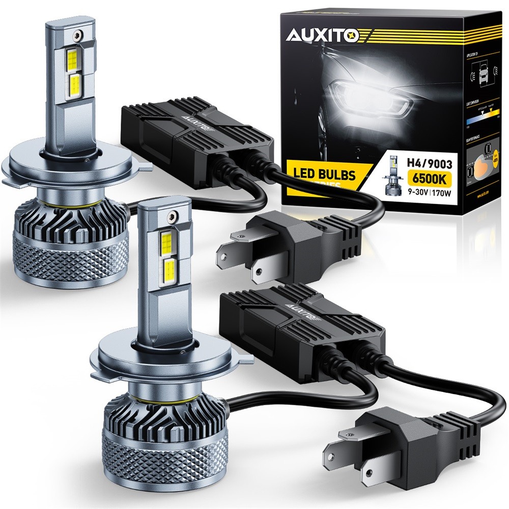AUXITO 9003 H4 HB2 LED Headlight Bulb 6500K White 32000LM For Halogen Replace X5