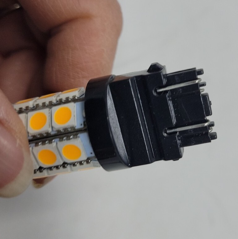Set 3 Superbrightleds.com Amber 360 Degree Beam Angle Lights 2 Amber And One Red