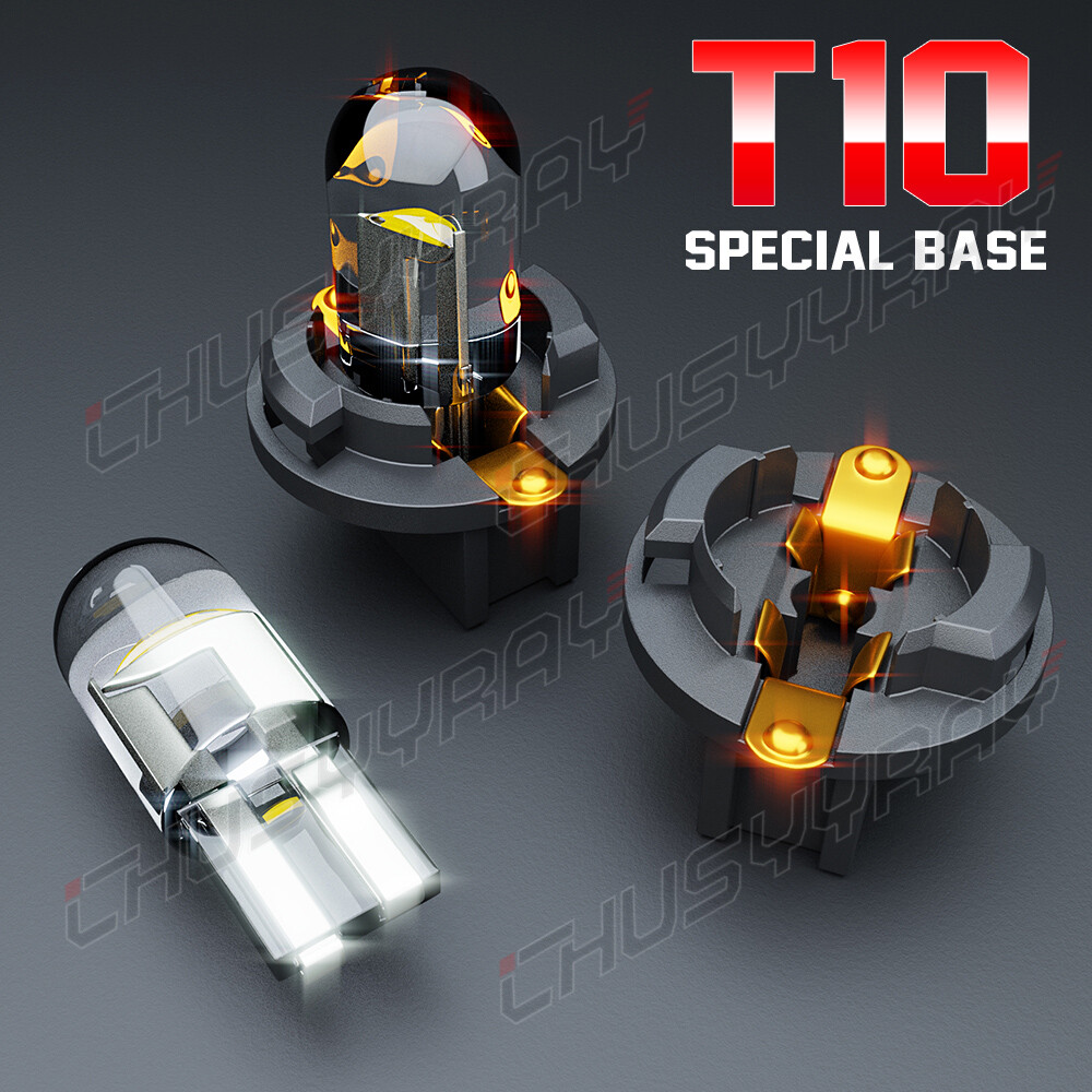 CHUSYYRAY T10 194 168 LED White Bulbs 200lm Interior / License Plate Light