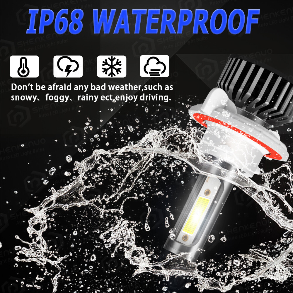 For 07-14 Ford Expedition 6000K LED Headlight Hi/Lo +Fog Light 4 Bulbs Combo kit