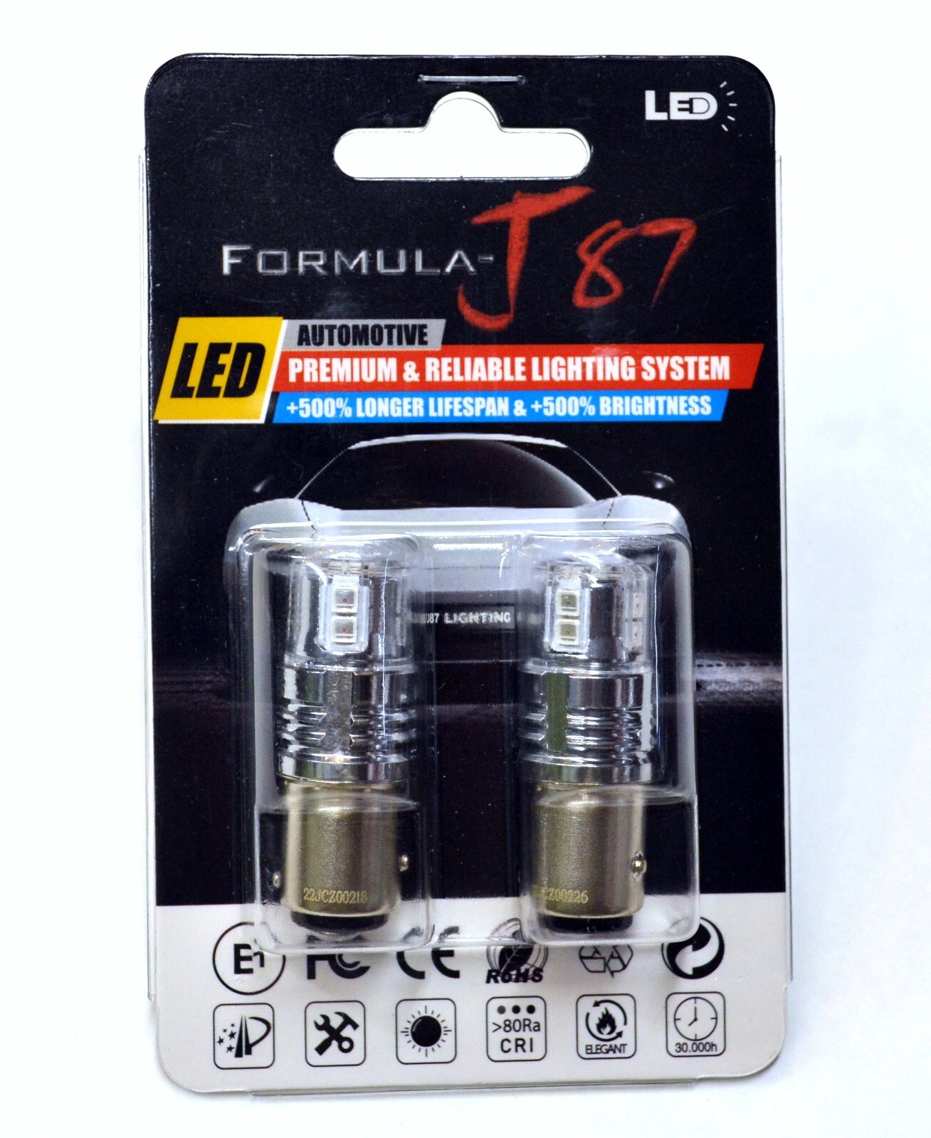 LED 15W 1157 Red Two Bulbs Light Rear Turn Signal Parking Replacement Upgrade OE