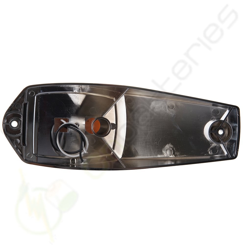 2pc Amber Chrome 17 LED Cab Marker Lights for Peterbilt Kenworth Freightliner