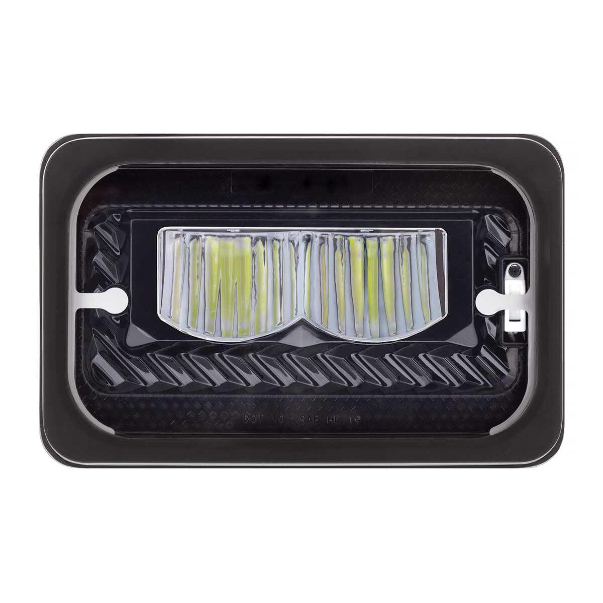 UPI ULTRALIT – Heated 4″ X 6″ LED Headlight With Glass Lens & Aluminum Housing