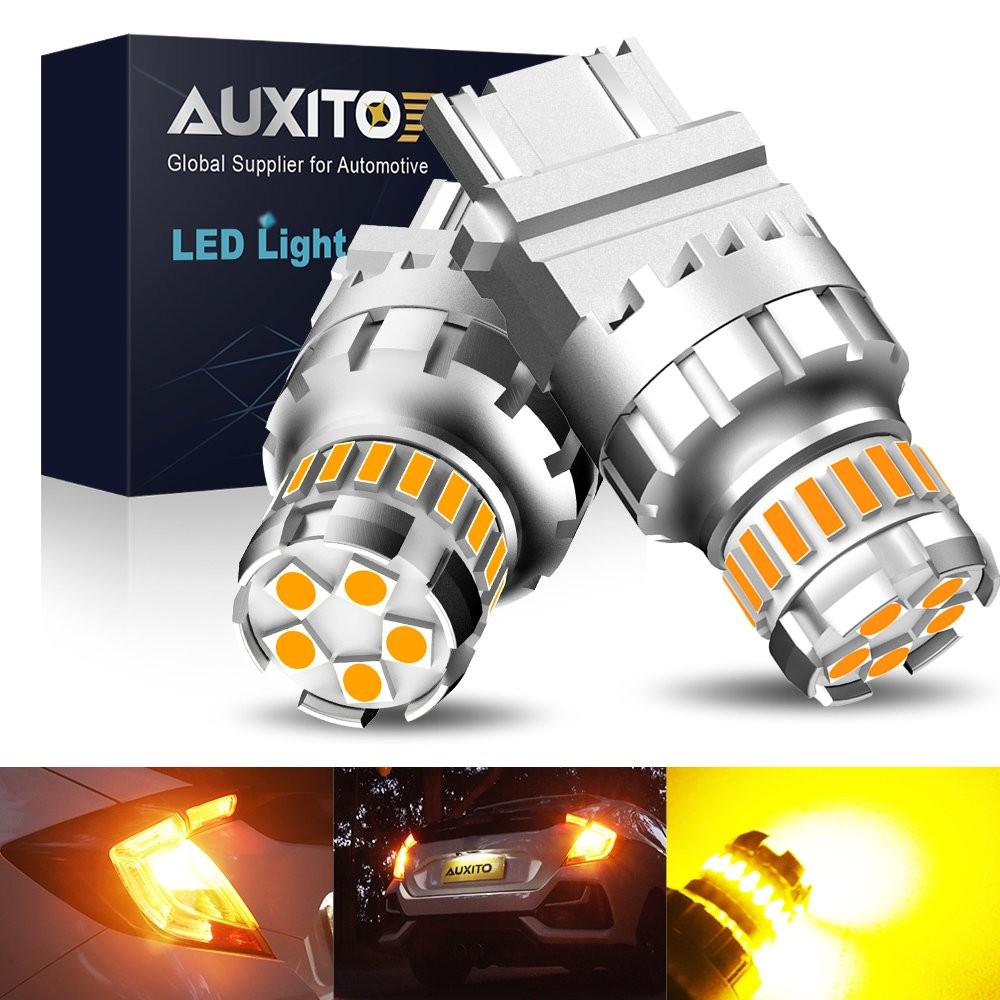 1-10Set 3157 LED Turn Signal Light Bulb Amber Anti Hyper Flash Error Free CANBUS