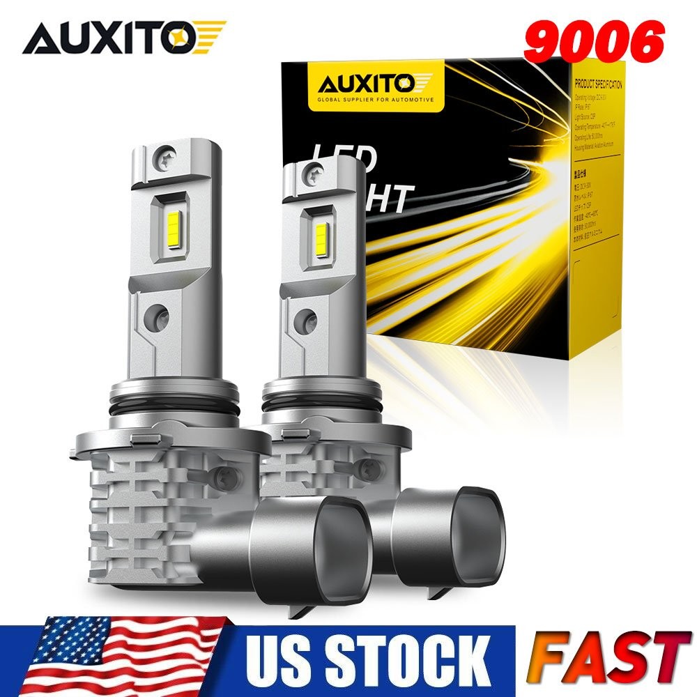 9006 LED Headlight Kit High Low Beam Bulbs Super Bright 6500K White 20000LM EAG