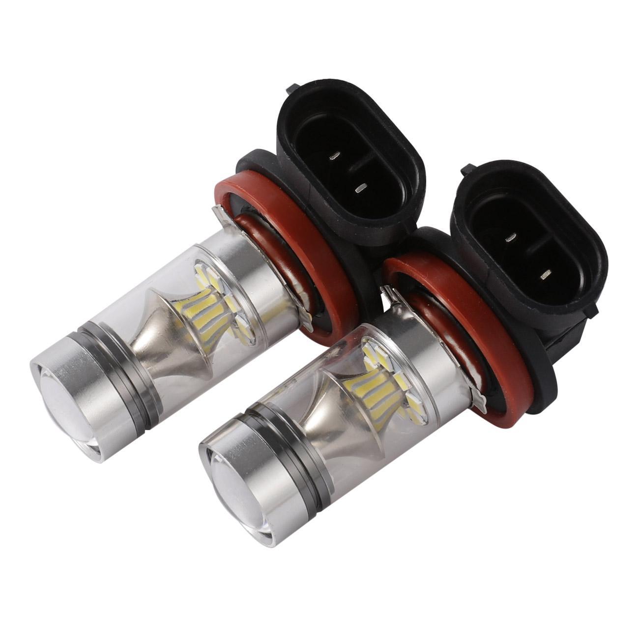 Ironwalls H11 H8 H9 LED Fog Light Bulbs Car Driving Lamp DRL 6000K White 4000LM