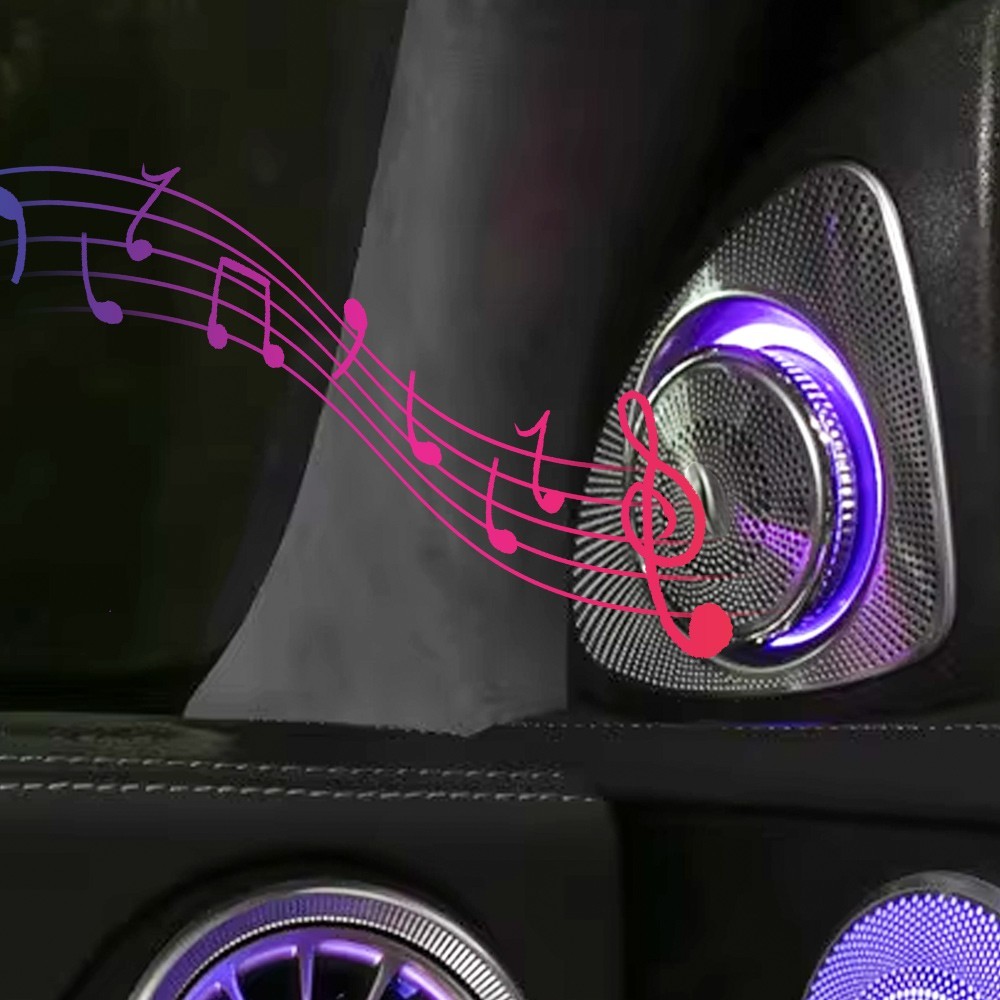 64 Colors Speaker LED Tweeter For Mercedes Benz E Class W213 3D Ambient Light