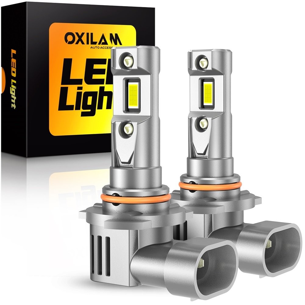 OXILAM Q36 9005 HB3 LED Headlight Bulbs High Beam 100W 6500K 20000LM White 2-10X
