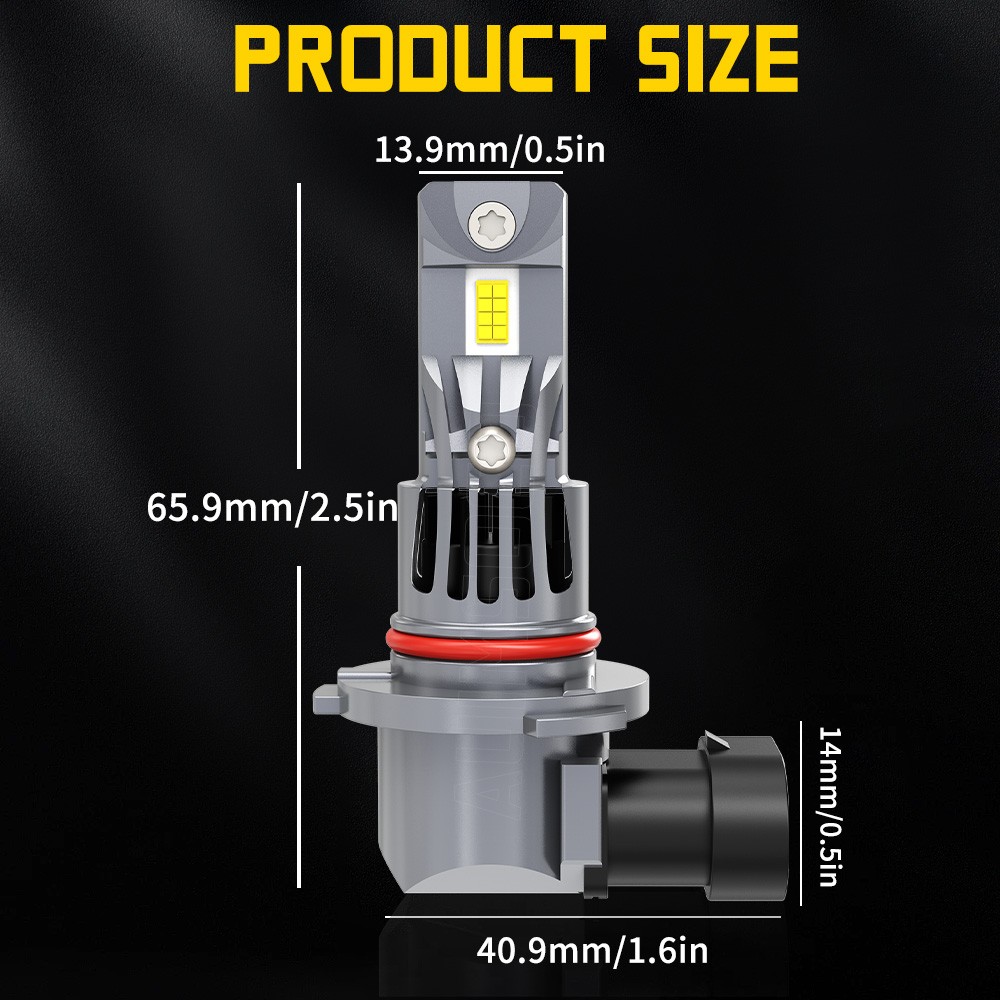 4X LED Headlight High Low Beam Bulbs Combo Kit For Hyundai Sonata 2015-2019