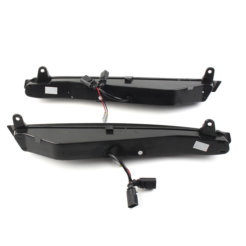 Pair For Audi Q7 2006-09 07 LED Daytime Running Light DRL Turn Signals Fog Lamps