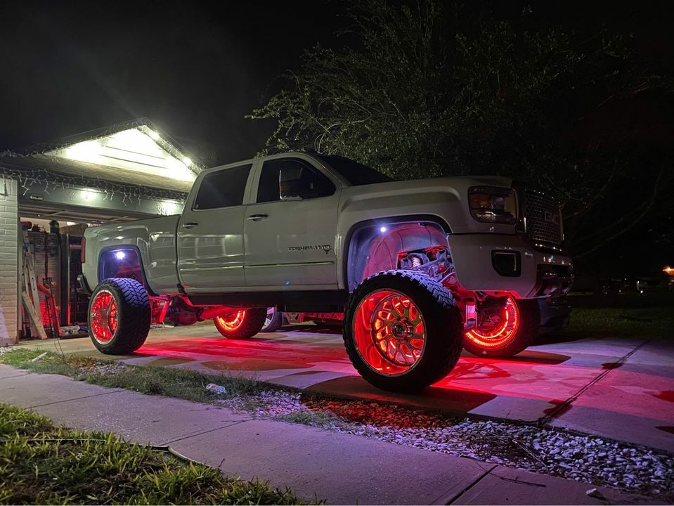 1FT/2FT/3FT/4FT/6.5FT Triple Row Bluetooth Chasing LED Strip Light for Slingshot