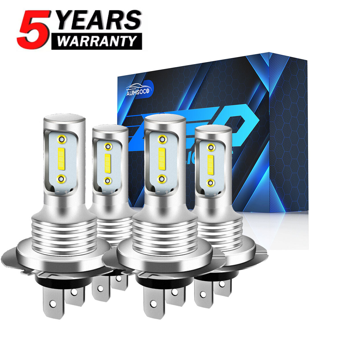 For Ram ProMaster 1500 2500 3500 2014-2020 LED Headlight Bulbs Hi&Low Beam White