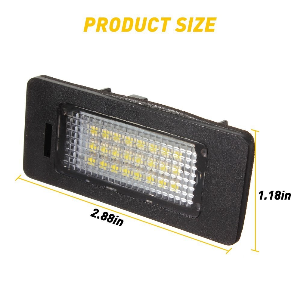 For BMW License Number Plate Modules LED Canbus Error Free Lights Bulbs Upgrade