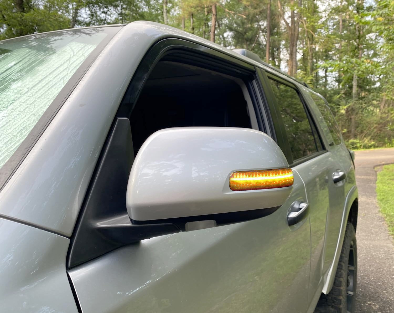 Smoke Lens Full LED Sequential Blink Side Mirror Lights For 2010-13 4Runner, etc