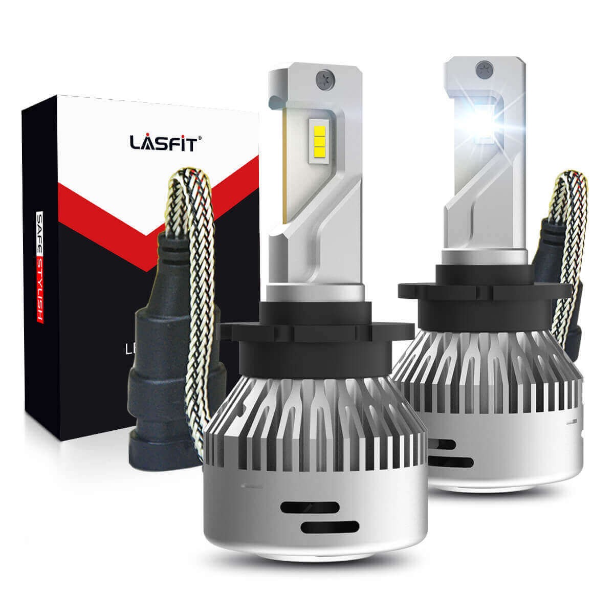 LASFIT D2S LED Headlight Bulbs Low Beam Kit 6000K Bright for Acura RDX 2007-2015