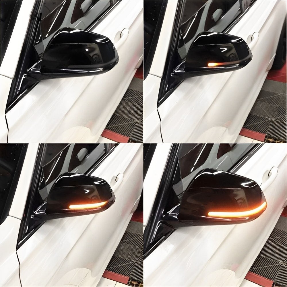 Smoked Turn Signal Lamp LED Side Mirror Light For BMW 4 3 2 1 Series F30 F35 E