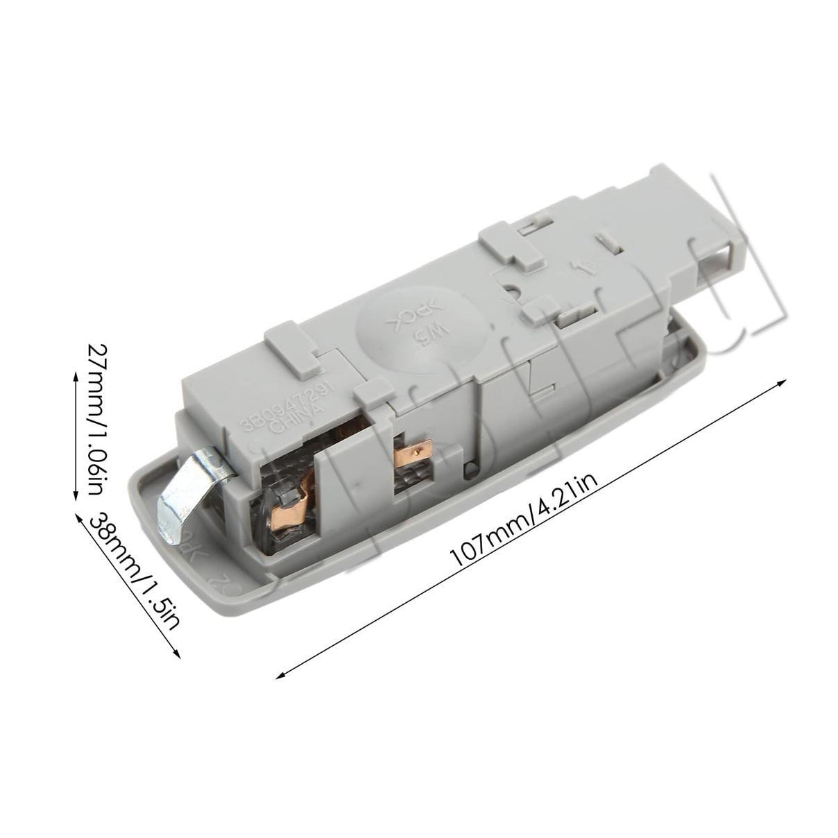 Gray White Rear Reading Map Dome Light For VW Golf Passat Skoda Superb Seat