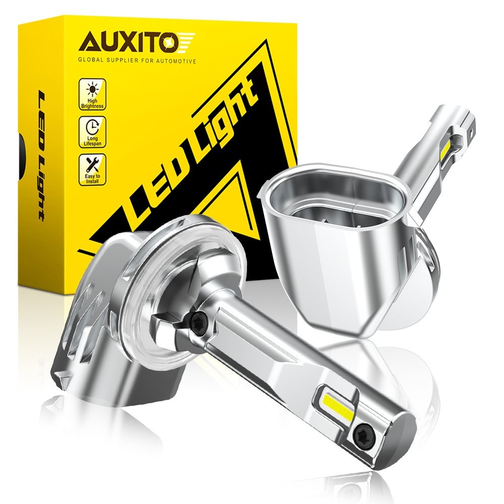 2pcs AUXITO White H27W/2 (881) LED Fog Daytime Running Light Bulbs High Power