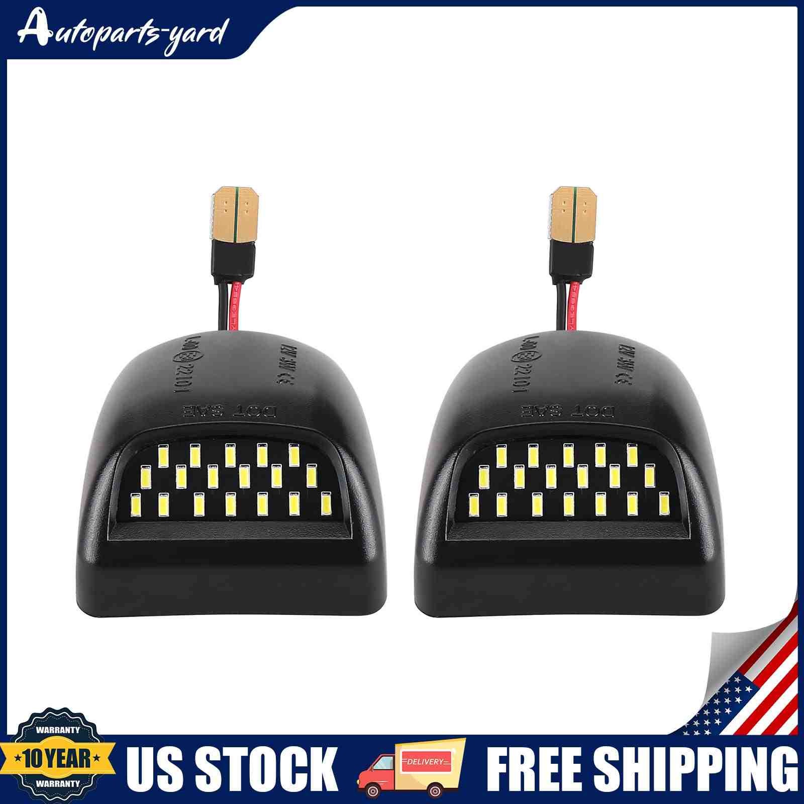 2x New Car License Plate Light Fit For Chevrolet Pickup Truck US Stock