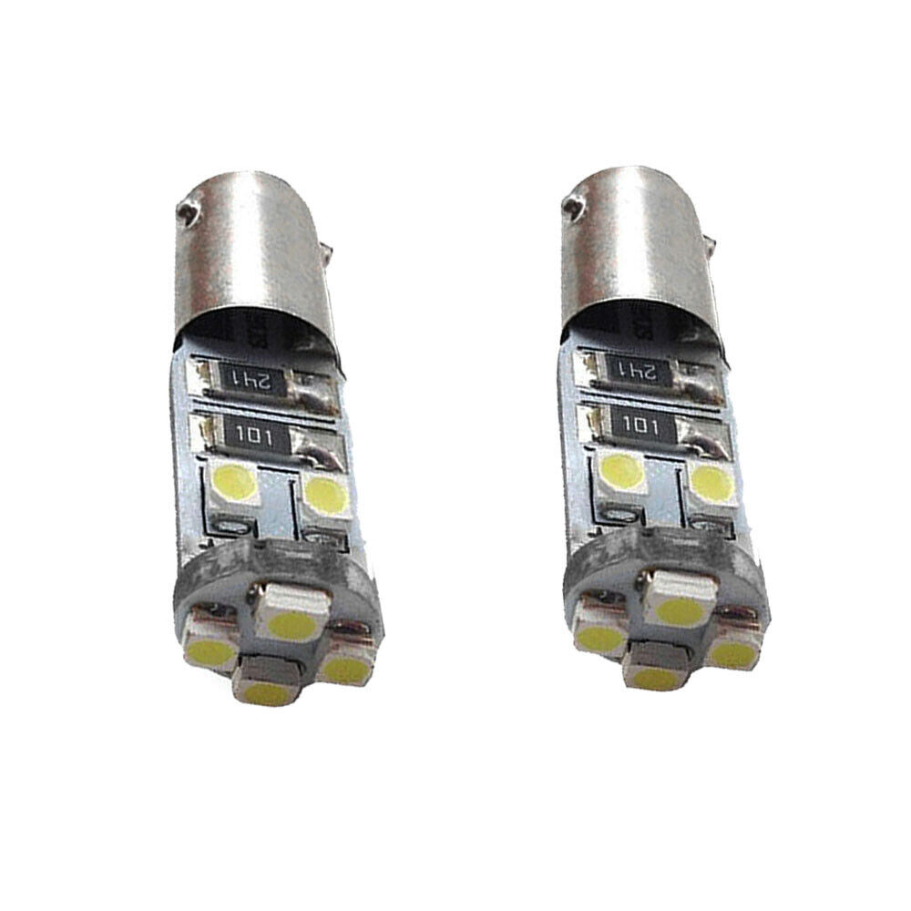 2x BAX9S H6W LED 6000K No Error Parking Light Bulbs For Mercedes Benz W210 Etc