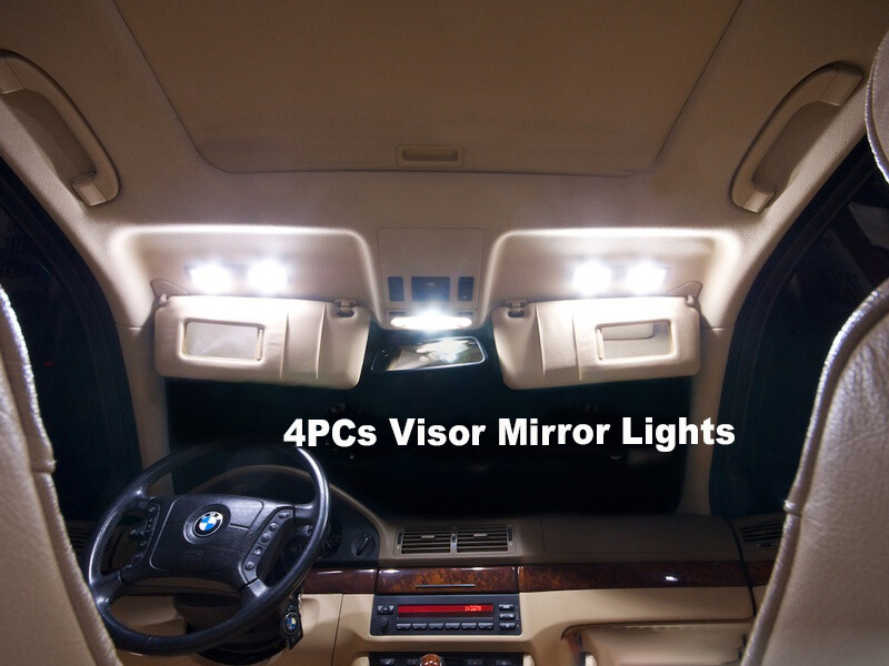 8Pc CANbus Error Free Interior LED White Light Bulb Kit for 2016 Scion iA