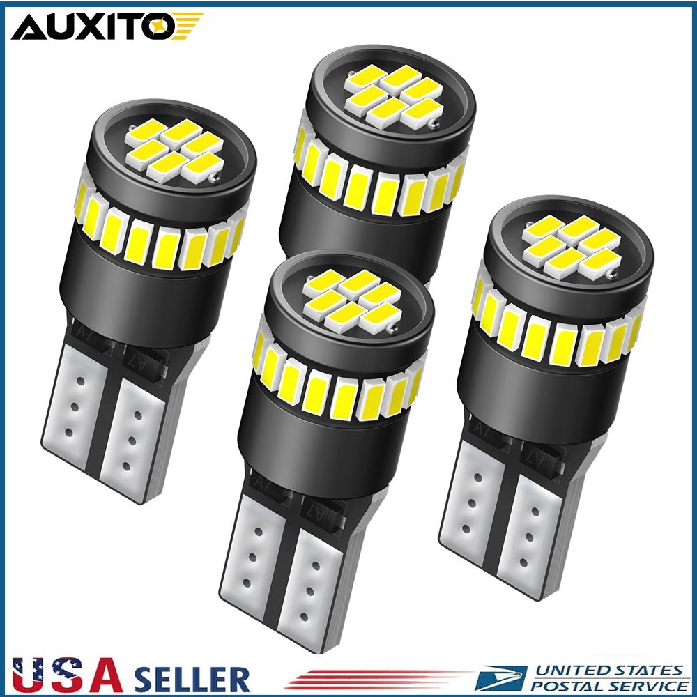 CAR T10 LED License Plate Light Bulbs 6000K Super Bright White 168 2825 194 J