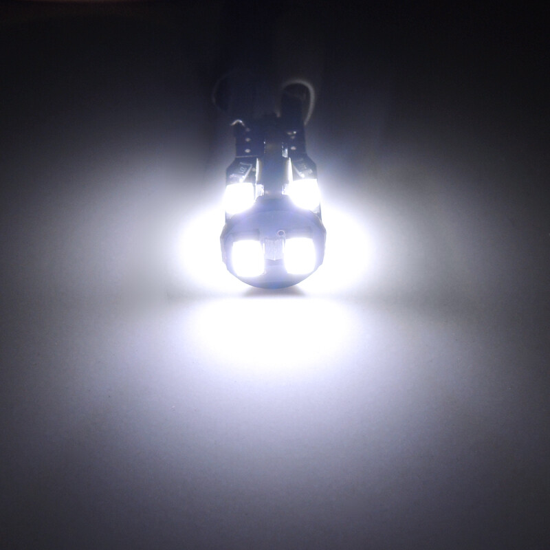 2 Xenon White 168 W5W LED License Plate Light Bulbs for Toyota Corolla 1998-2022
