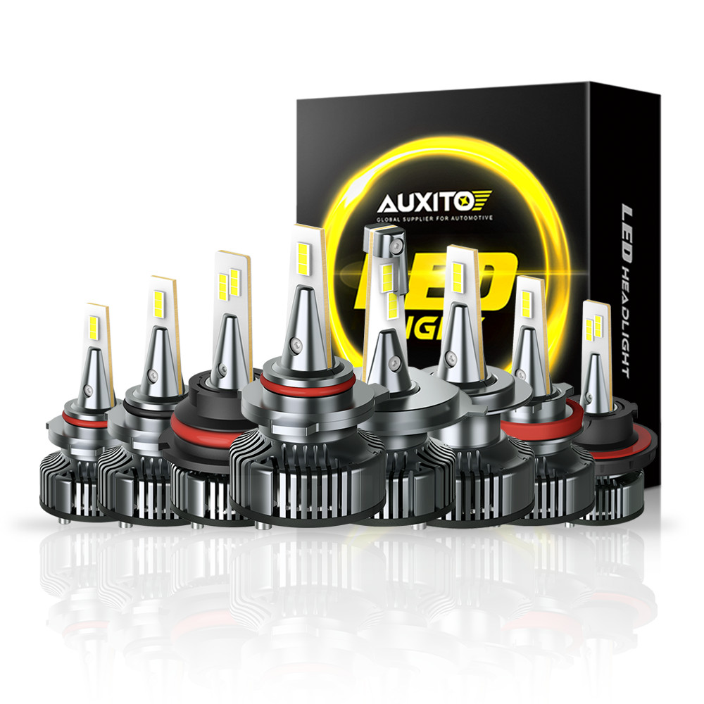 AUXITO 9005 9006 H4 H8 H11 H13 9012 LED Headlight High Low Beam 6500K Bright US