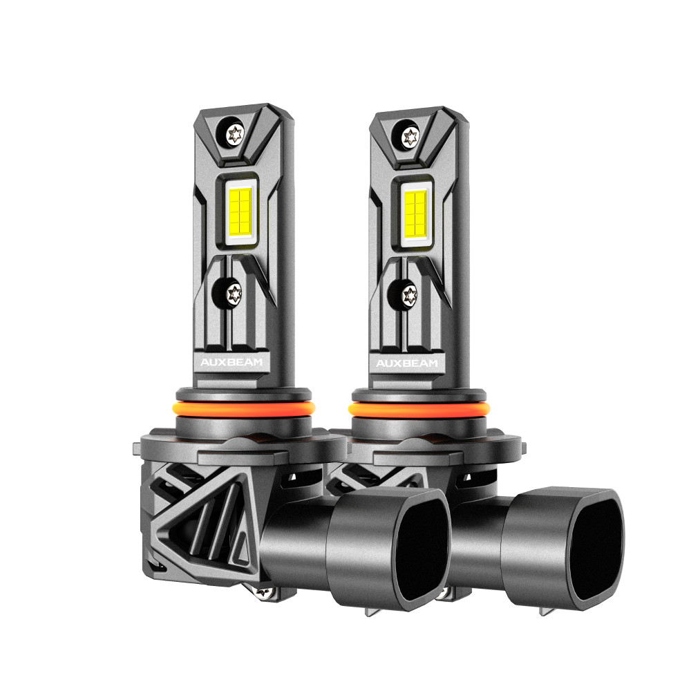 AUXBEAM LED Headlights 9005 High Beam H11 Low Beam Bulbs 6500K 28000LM 1:1 Size