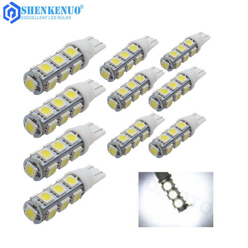 ??10PC LED Landscape Light 13Led/smd Per Bulb 194 T10 T5 Wedge Base DC 12V 13SMD