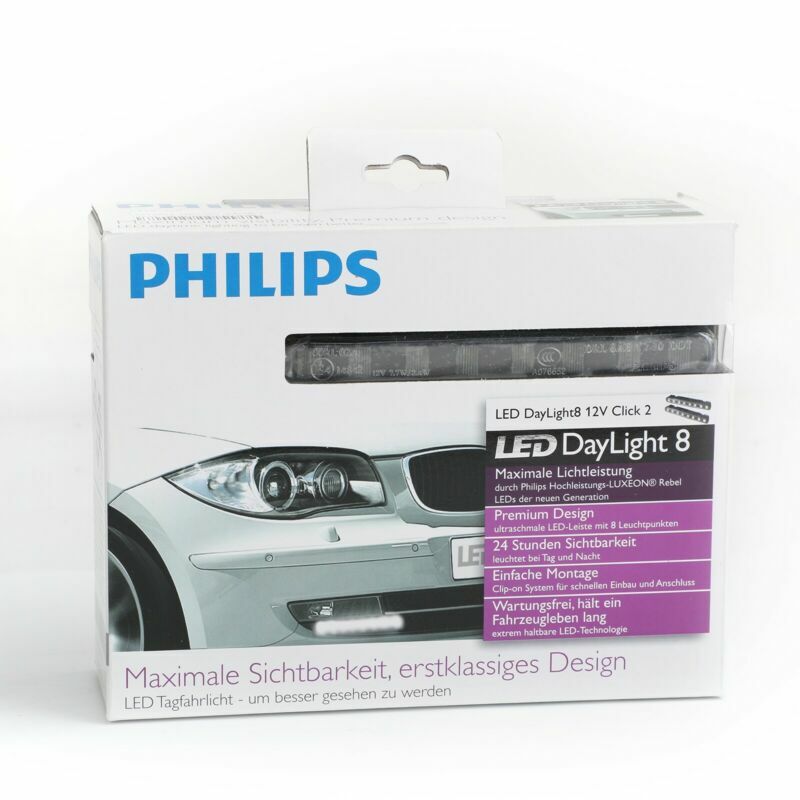 PHILIPS Luxeon LED DayLight 8 Daytime Running Light DRL Light lamp 12824 12V USA