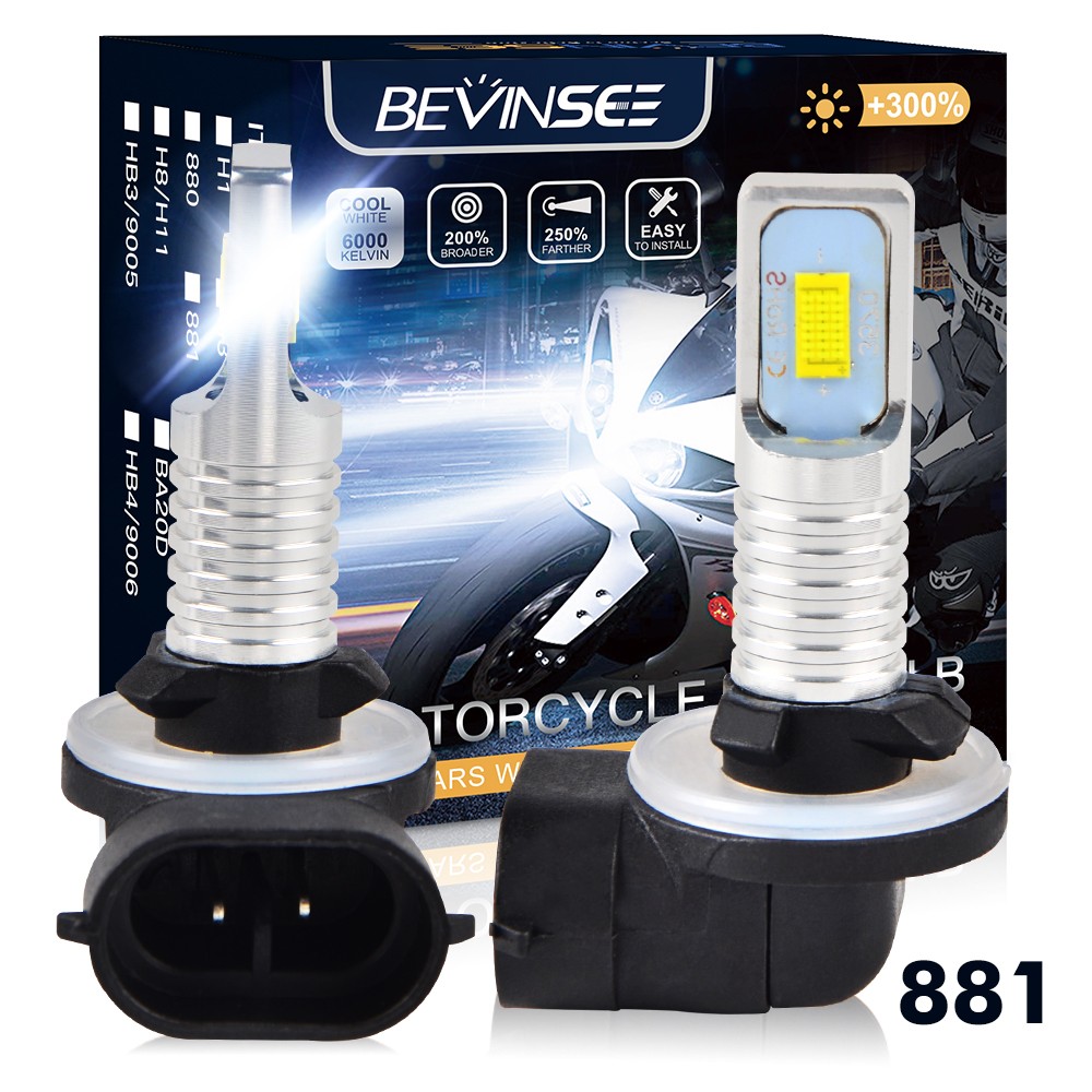 881 LED Bulbs 6000k Fog Driving Light for Hyundai Sonata 2006-2010 Bright H27W/2