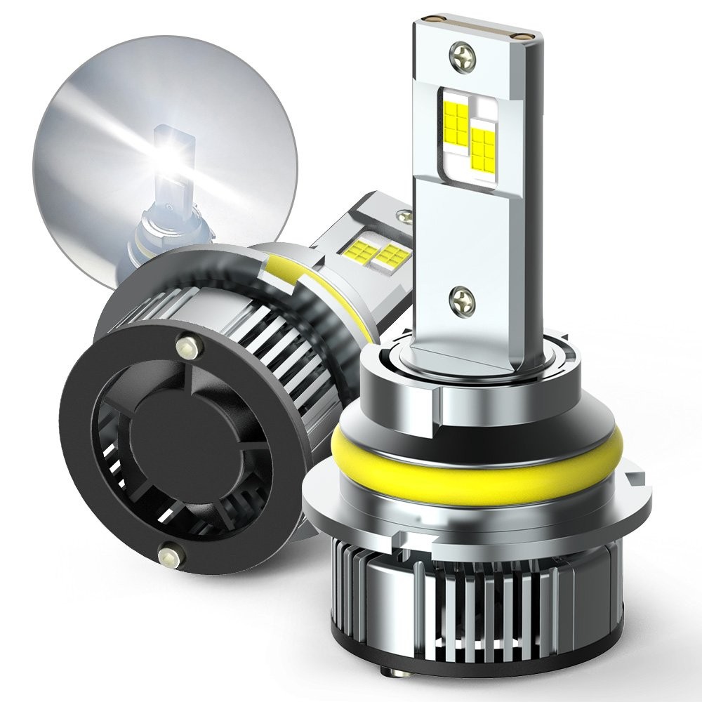 AUXITO 9007 LED Headlight Super Bright Bulbs Kit HIGH/LOW Beam 6500K White Y19